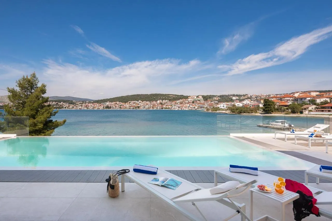 Beachfront Villa Milka With Pool Trogir Croatia