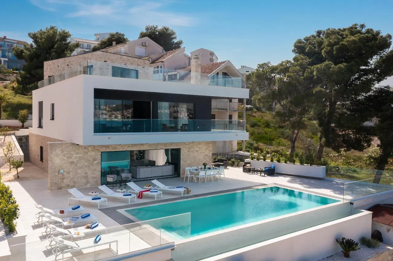 Beachfront Villa Milka With Pool Trogir Croatia