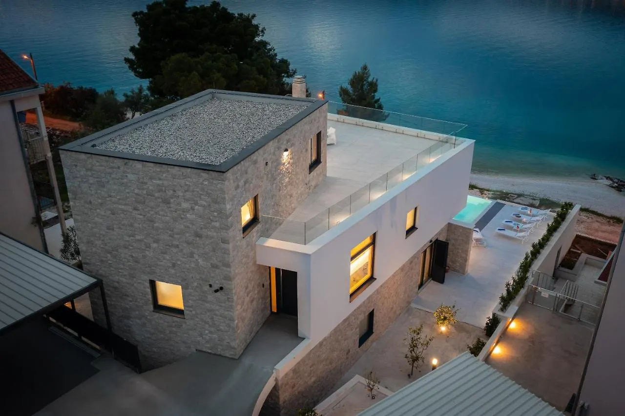 Beachfront Villa Milka With Pool Trogir Croatia