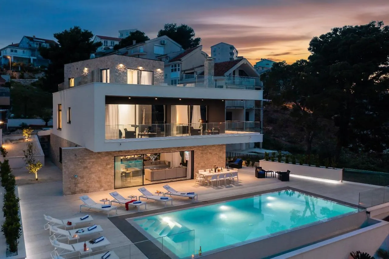 Beachfront Villa Milka With Pool Trogir Croatia