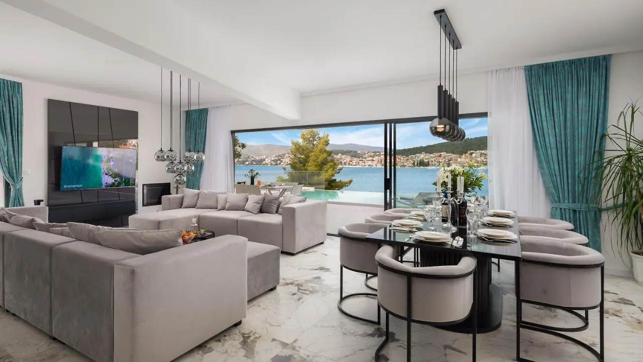 Beachfront Villa Milka With Pool Trogir 0*,